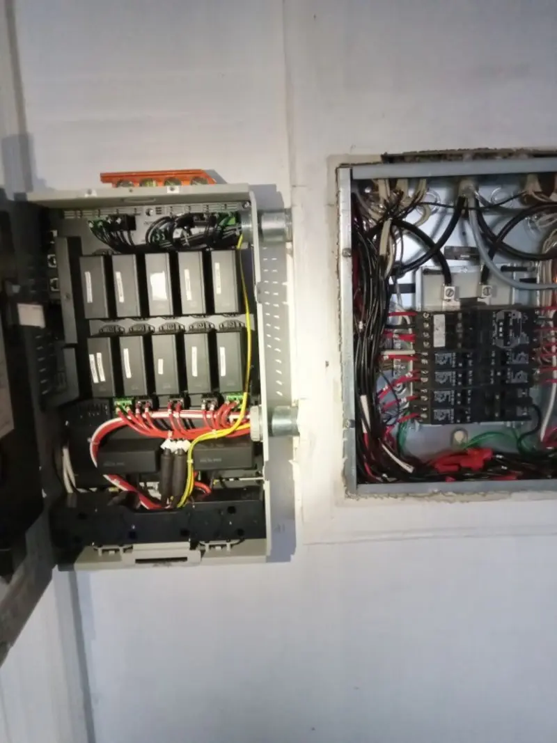 Electrical panel upgrade completed for Carbon Monoxide Detector Installation in O'Fallon